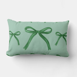 Almofada Lombar Padrão de arco verde elegante e bonito