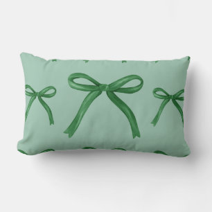 Almofada Lombar Padrão de arco verde elegante e bonito