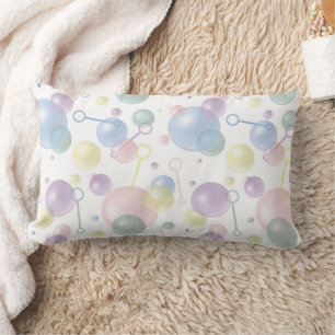 Almofada Lombar Padrão de Bolha Colorida Bonito