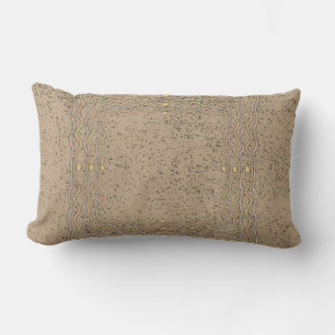 Almofada Lombar Padrão de Cork com Linhas onduladas