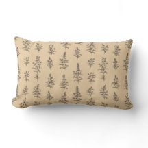 Padrão de Erva Botânica Vintage – Floral Neutro