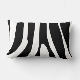 Almofada Lombar Padrão de faixas de impressão zebra
