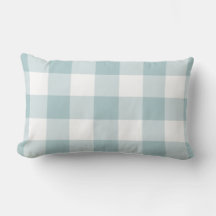 Padrão de Gingham Azul e Branco