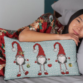 Almofada Lombar Padrão de Mistura dos Gnomos Nórdicos