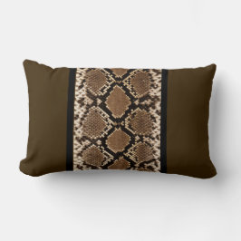 Almofada Lombar Padrão de Pele cobra