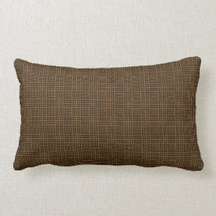 Almofada Lombar Padrão de Xadrez do Brown Glen Check Houndstooth