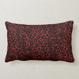Almofada Lombar Padrão do Profundo Leopard Animal Designer