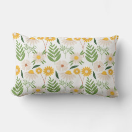 Almofada Lombar Padrão Floral
