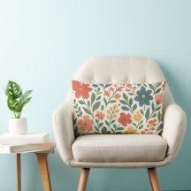 Padrão Floral Pintado à Mão – Botânica Colorida