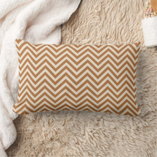 Almofada Lombar Padrão Moderno Terracotta Chevron Herringbone