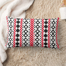 Padrão repetitivo preto e vermelho