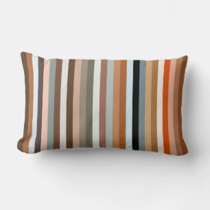 Almofada Lombar Padrão Striped multicolorido 