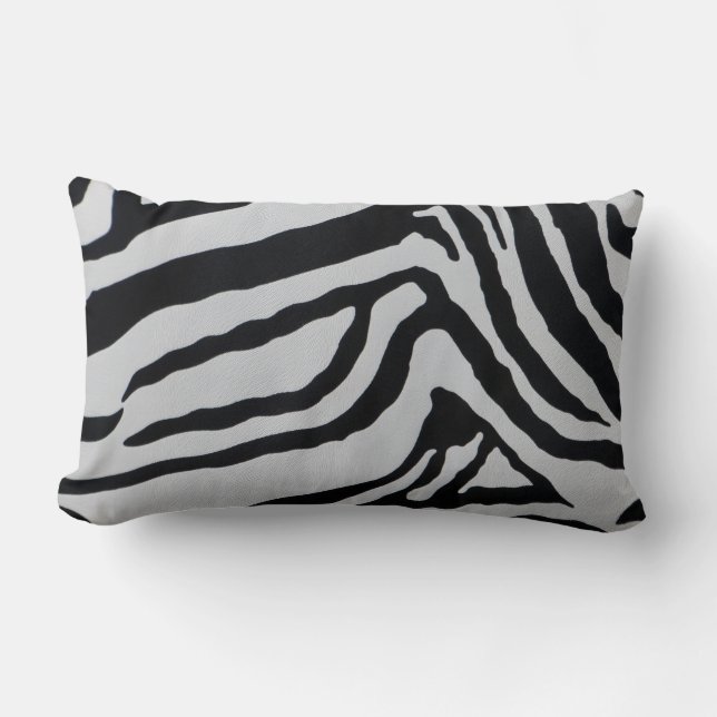 Almofada Lombar Padrão zebra (Frente)