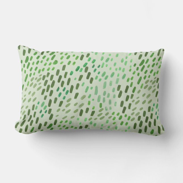 Almofada Lombar Painted Dots Light Green (Frente)