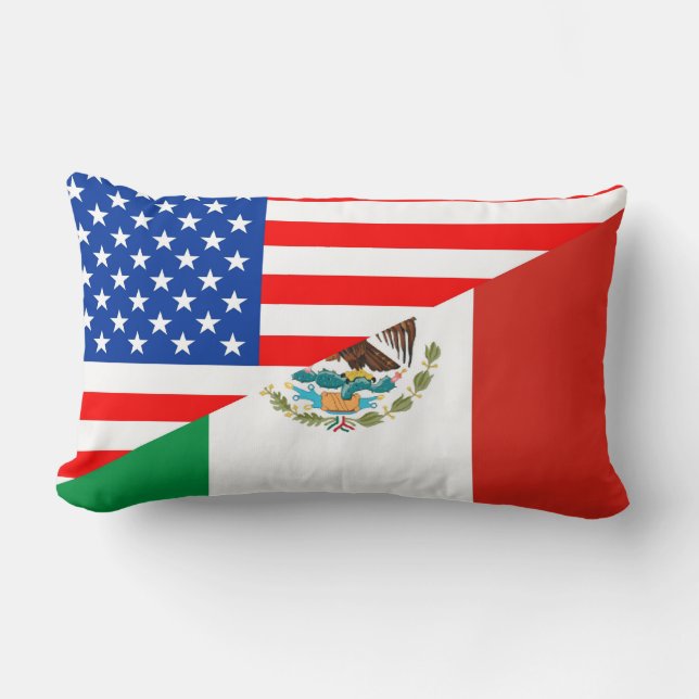 Almofada Lombar país dos EUA da bandeira de Estados Unidos América (Frente)