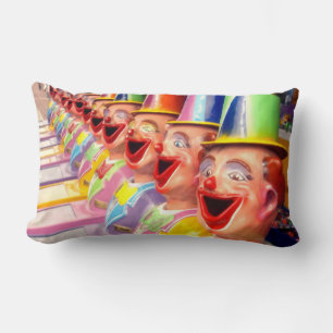 Almofada Lombar Palhaços De Rosto Feliz, Lumbar Cushion.
