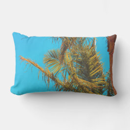 Almofada Lombar Palm Tree Deixa Turquoise Sky