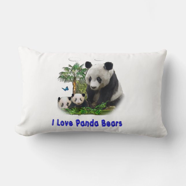 Almofada Lombar Panda Bears (Frente)