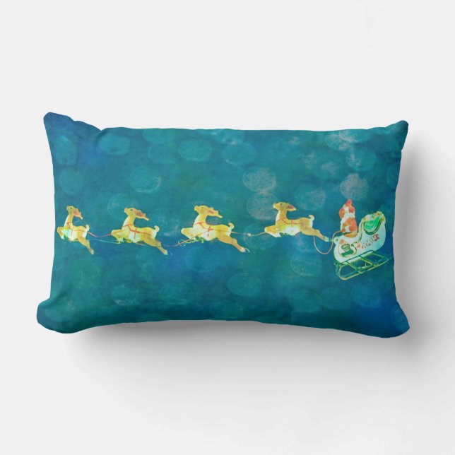 Almofada Lombar Papais noeis Sleigh (Frente)