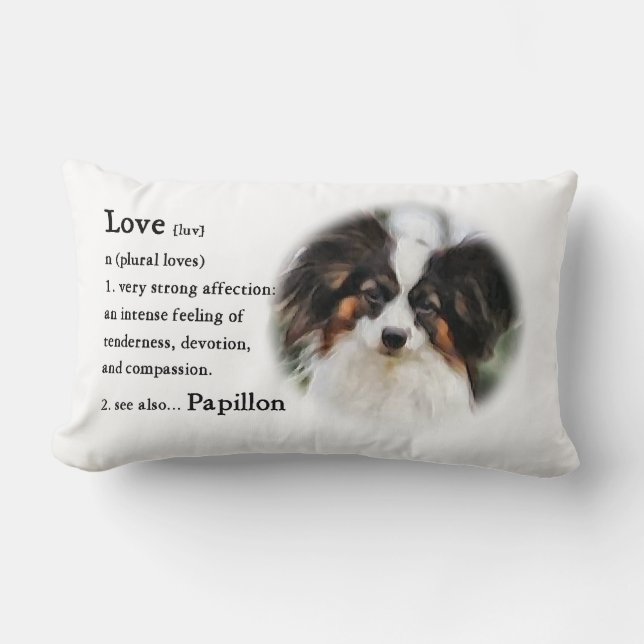 Almofada Lombar Papillon Love Gifts (Frente)