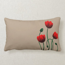 Almofada Lombar Papoila vermelha