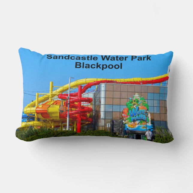 Almofada Lombar Parque Aquático Sandcastle Blackpool (Frente)