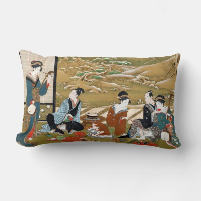 Almofada Lombar Partido de inverno no Japão (Frente)