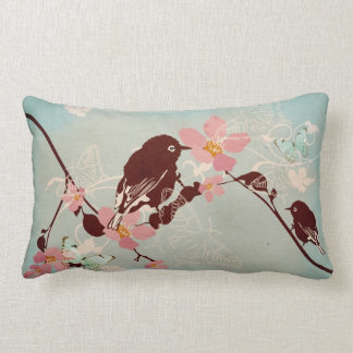 Almofada Lombar Pássaro em um travesseiro de MoJo do americano da