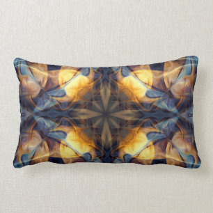Almofada Lombar Pasta luxuosa, decorativa, azul marinho