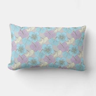 Almofada Lombar "Pastel Floral Lumbar Travesseiro"