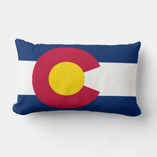 Almofada Lombar Patriótico Impressão do Estado do Colorado