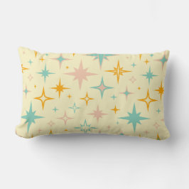 Almofada Lombar Pattern of colorful retro stars