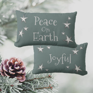Almofada Lombar Paz na Terra Feliz Natal