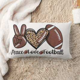 Almofada Lombar Peace Peace Love Football USA – Patriotic Sports