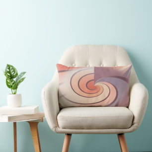 Almofada Lombar Peach fuzz seashell