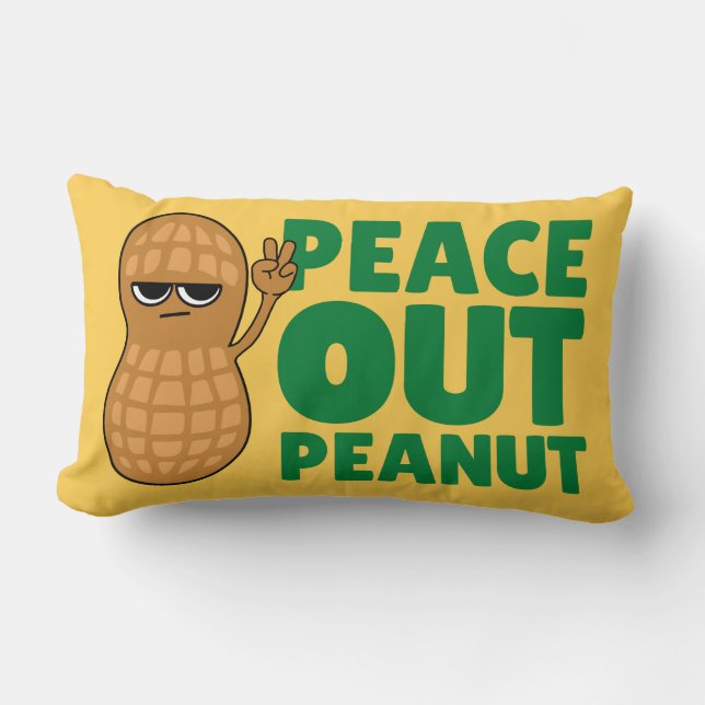 ALMOFADA LOMBAR PEAT OUT PEANUT SASSY CUTE NUT (Frente)