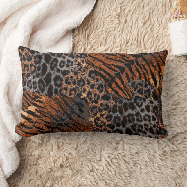 Almofada Lombar Pele de tigre leopardo na moda (Cobertor)