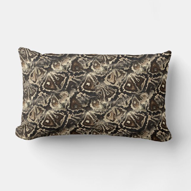 Almofada Lombar Pele Python (Frente)