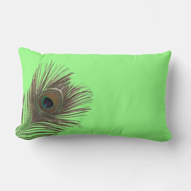 Almofada Lombar Pena de Peacock (Frente)