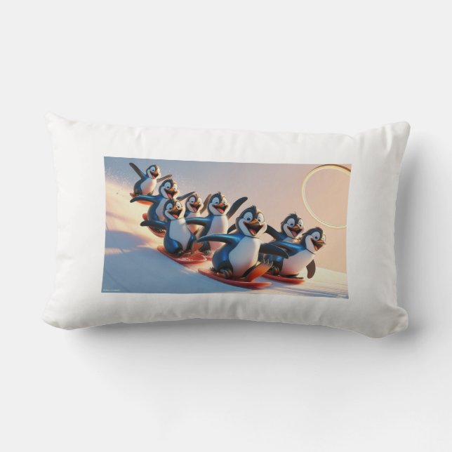 Almofada Lombar Penguin Pals Sliding Adventure Travesseiro (Verso)