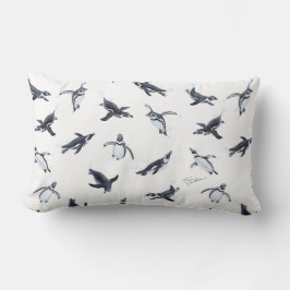 Almofada Lombar Penguin Squadron | Ocean Art Design