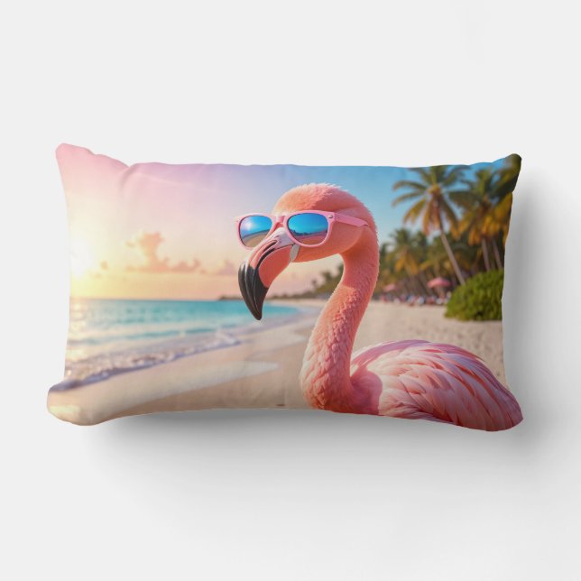 Almofada Lombar PENSADOR ROSA Flamingo Rosa (Frente)