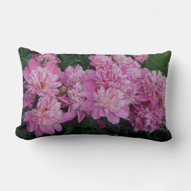 Almofada Lombar Peônias (Frente)