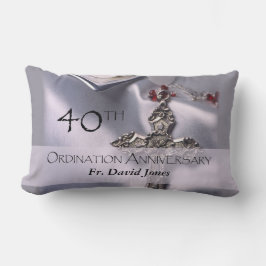 Almofada Lombar Personalizar, 40ª Ordenação de Felicidades de Aniv