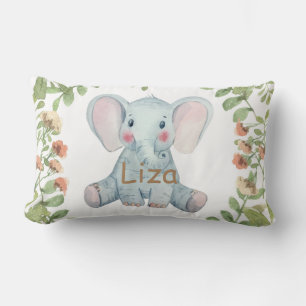 Almofada Lombar Personalizar o berçário de elefantes aquosos