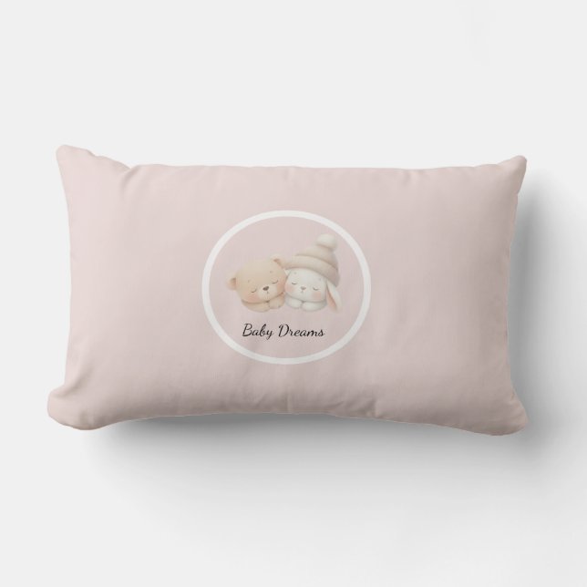 Almofada Lombar Personalized Baby Dreams Burp Cloth – Cute Bear &  (Frente)