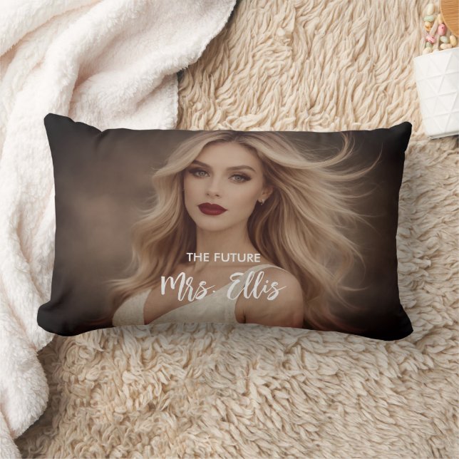 Almofada Lombar Personalized Wedding Pillow – The Future, Mrs. (Cobertor)