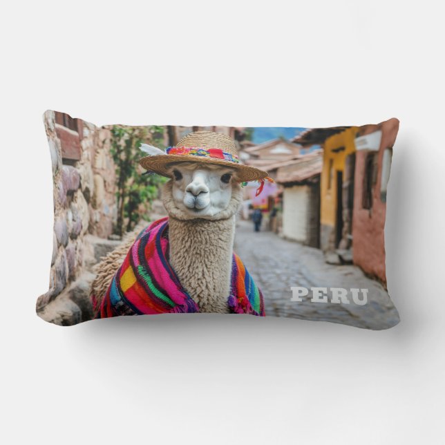 Almofada Lombar Peru Llama (Frente)
