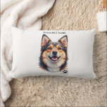 Almofada Lombar Pet’s Simple Modern Name & Photo Custom Design<br><div class="desc">This simple and modern custom pet design features clean, cool typography and a strong pet photo layout that puts your beloved pet in the spotlight. Personalize it by uploading your pet’s photo and adding their name to create a one-of-a-kind keepsake. The clean layout and modern style are designed to look...</div>