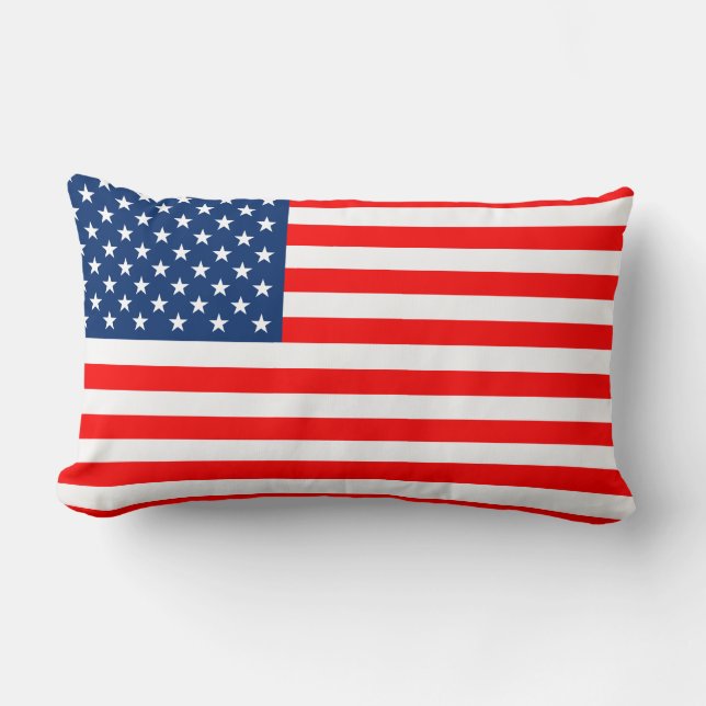 Almofada Lombar Pillow Flag USA (Frente)
